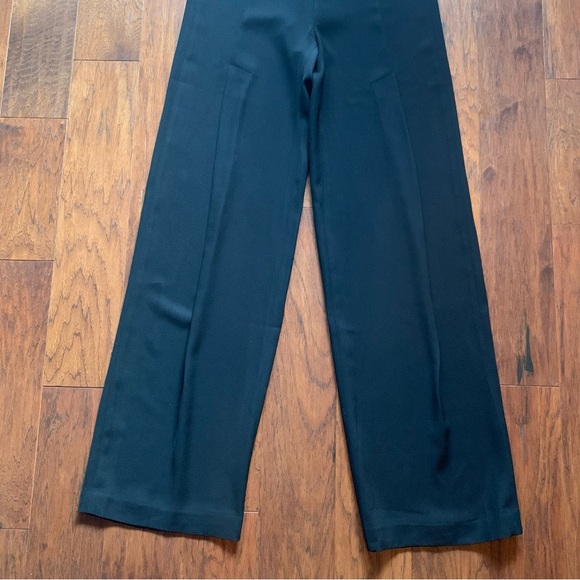 Halston Heritage Black Cutout Wide Leg Jumpsuit | Size 4 - Picture 9 of 10